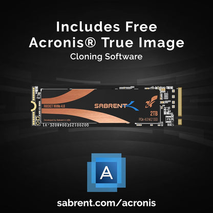 2TB Rocket Nvme Pcie 4.0 M.2 2280 Internal SSD Maximum Performance Solid State Drive (Latest Version) (Sb-Rocket-Nvme4-2Tb).